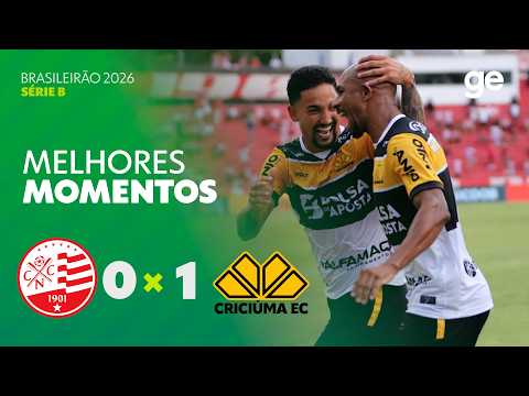Gols e lances de Náutico x Criciúma