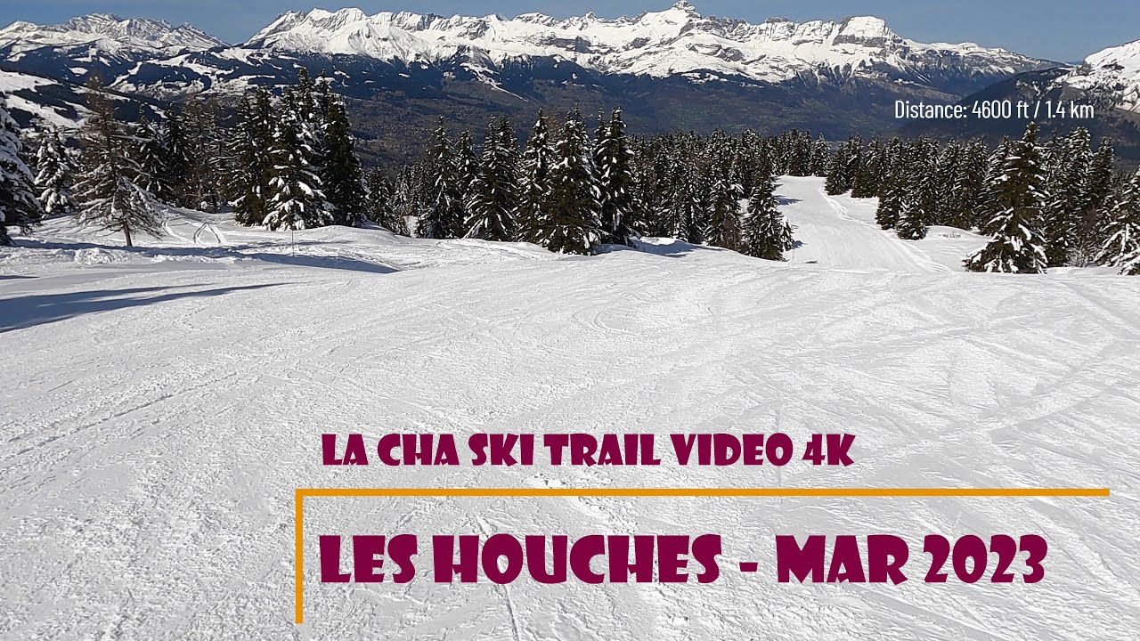La Cha blue run — 4K POV descent, Les Houches, Chamonix