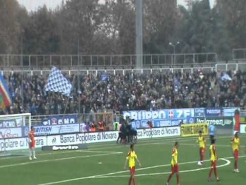 Novara - Albinoleffe 3-0 - Il gol di Motta