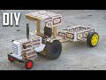 How To Make Matchbox Tractor At Home Tractor Making With Matchbox DIY Channel
