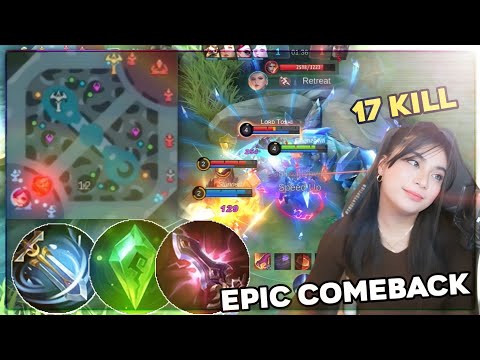 Insane Comeback Aamon Hard Carry ( 17 Kills ) Aamon Gameplay - Build Top 1 Global Aamon 2022 ~ MLBB