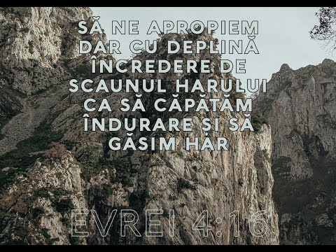 Devoțional - Scaunul Harului (Evrei 4:16)