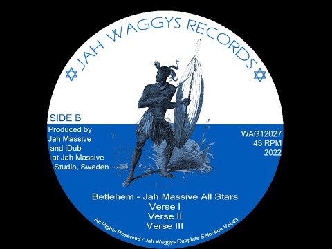 Jah Waggys Dubplate Selection Vol.43-12"-Betlehem / Jah Massive All Stars And iDUB