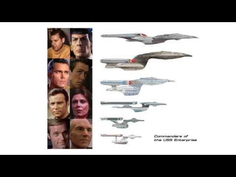 Commanders of the Federation Starship Enterprise 2245-2372