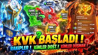 KVK BAŞLADI! Rakipler Kim? Kimler Dost, Kimler Düşman? | Call of Dragons