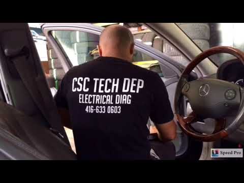 Mercedes S-Class diagnosing window inoperative.