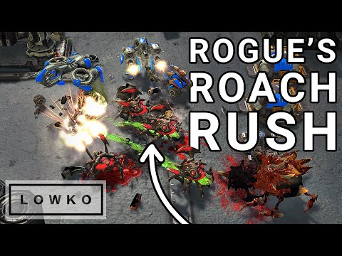 StarCraft 2: Rogue RUSHES ROACHES vs GuMiho! (Best-of-3 x2)