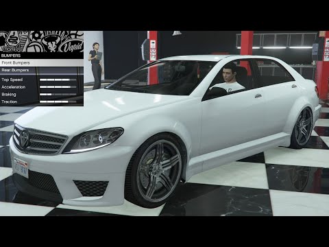 GTA 5 - Past DLC Vehicle Customization - Benefactor Schafter V12 (Mercedes CL65/E63 AMG)