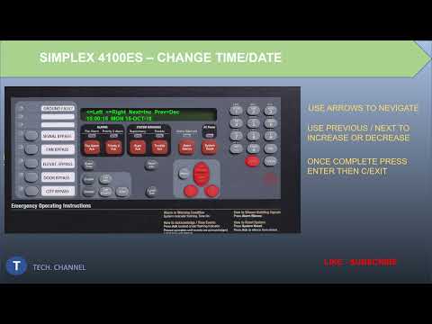 How to use Simplex 4100ES  - Basic Operation -  Part 1