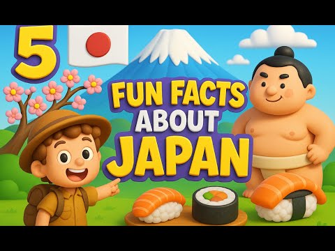 top 5 fun facts about japan for kids | Learn with Globetales