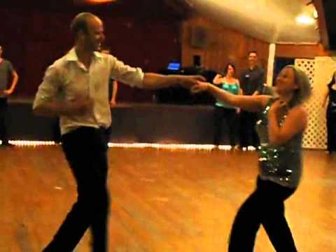 Ceroc Dance Demo in Preparation for Nationals!  Braden Crocker, Becky Bulman