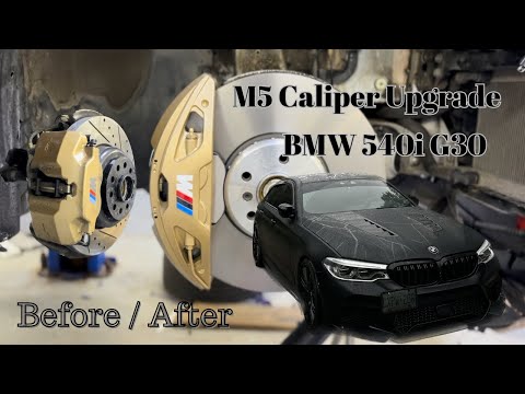 BMW 540 Gets Performance Break Caliper UpGrade !