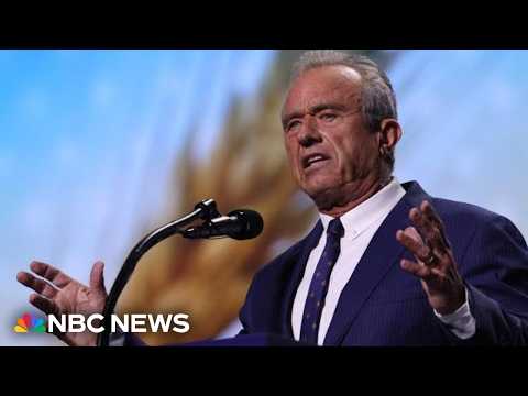 RFK Jr. speaks at  anti-vaccination conference as measles cases rise across the country