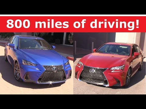 2019 Lexus IS350 & Lexus GS350 Sport Sedans