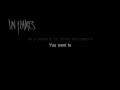 In Flames - Zombie inc. [HD/HQ Lyrics in Video]