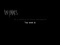 In Flames - Zombie inc. [HD/HQ Lyrics in Video ...