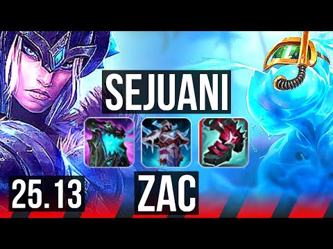 SEJUANI vs ZAC (TOP) | KR Master | 25.13