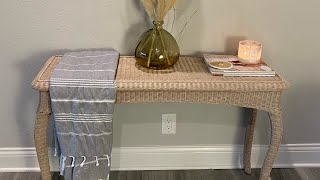 Sanding, Painting, Sealing, and Selling a Wicker Table