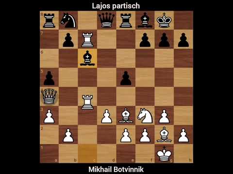 Mikhail Botvinnik vs Lajos portisch Monte Carlo (Monaco) 1968