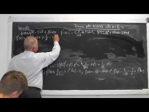 Lectia 970 - Derivate - Tema la Clasa 11