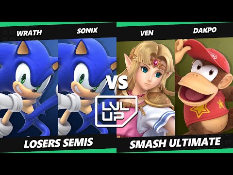 LVLUP EXPO 2023 Losers Semis - Wrath & Sonix Vs. Ven & Dakpo - SSBU Smash Ultimate
