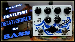 Video thumbnail for Caline DCP-03 Devilfish Chorus + Delay Pedal (Bass Demo) by Jo Bass