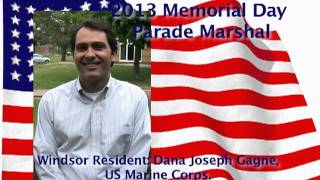 preview picture of video 'Town of Windsor CT Memorial Day Observance Parade Marshal Part 2 of 4'