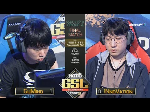 [2017 GSL Season 3]Code S Ro.16 Group A Match5 GuMiho vs INnoVation