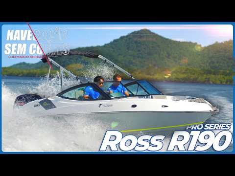 ROSS MARINER R190 PRO SERIES - NAVEGANDO EM BERTIOGA E TESTANDO A LANCHA AO EXTREMO!