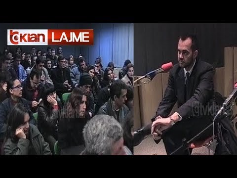 Ministri Edi Rama takim me të rinjtë - (31 Janar 2000)