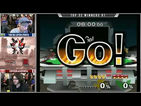 CCG 2017 Melee - TSM RB Leffen vs CoffeeBlack