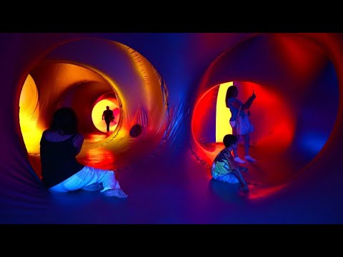 Psychedelic Luminariums: Inflatable Cave Art