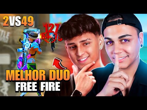 THIS DUO IS INFALLIBLE IN FREE FIRE SEE - FREITAS PLAYING FREE FIRE WITH NOBRU SOLO RANKING