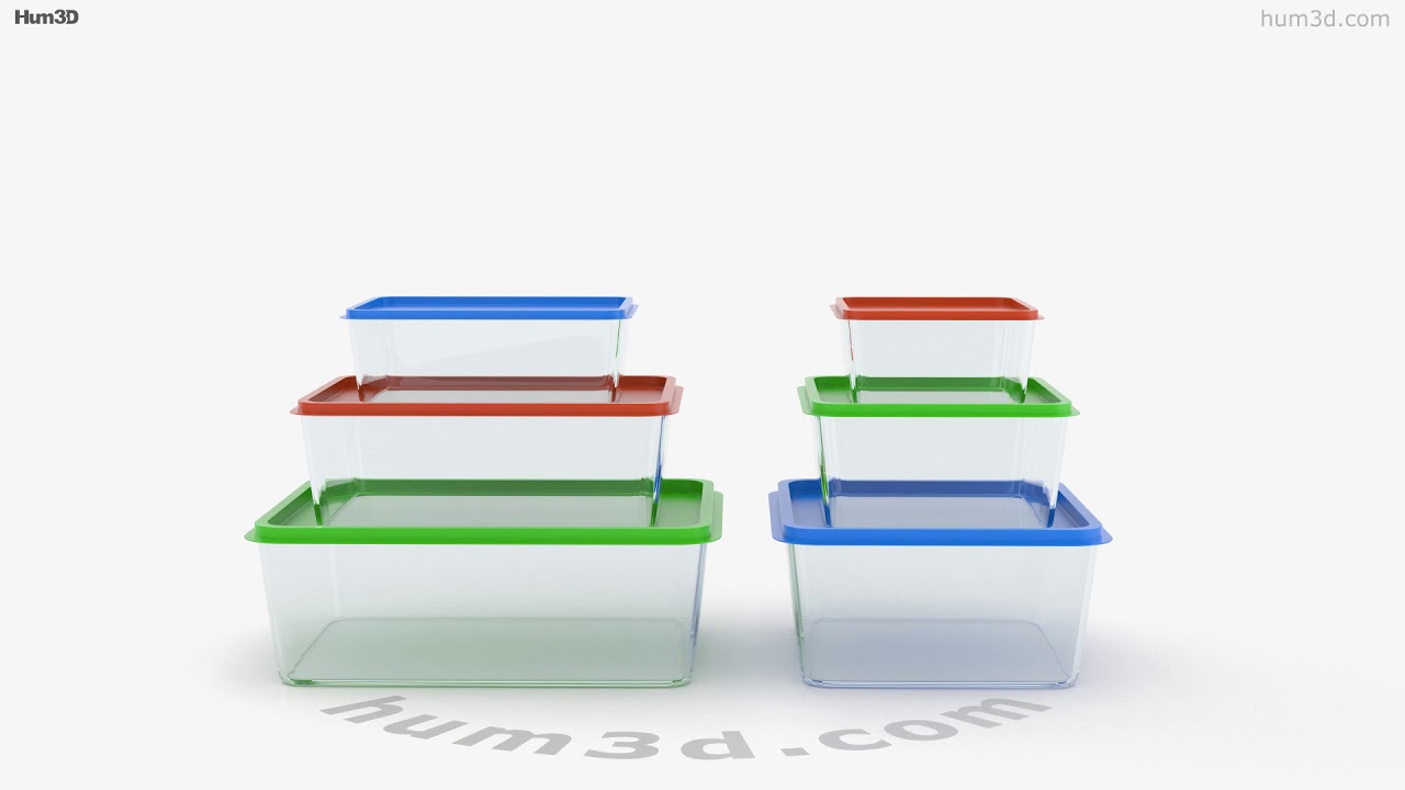 Food Container 3D model by 3DModels.org