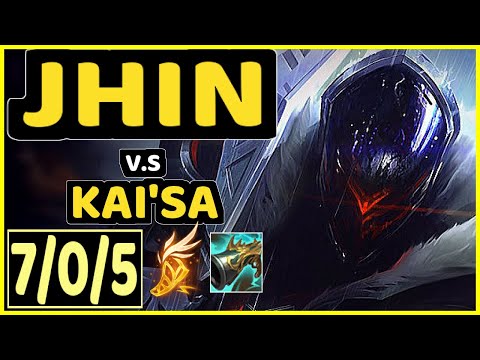 HADES (JHIN) vs KAI'SA - 7/0/5 KDA BOTTOM ADC CHALLENGER GAMEPLAY - EUW