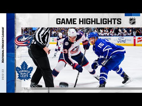 Blue Jackets @ Maple Leafs 2/11 | NHL Highlights 2023