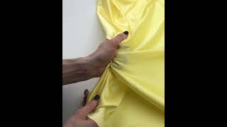 8028-3 Искусственный шёлк цвет Жёлтый 100 гр/м2, 150 см на YouTube