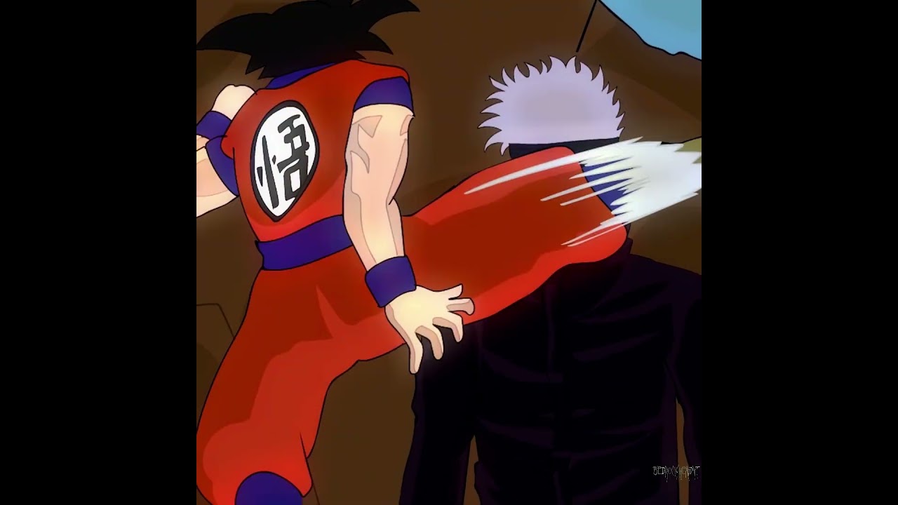 If Gojo Was In DBZ 🔥🥶 - Satoru Gojo Vs Goku | #gojo #goku #jjk #dbz #edit #viral