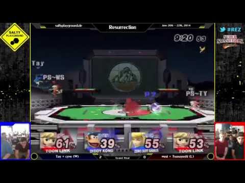 Resurrection - Tay + cyve VS wusi + Tsunayoshi - SSBB Teams Grand Final