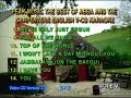 Peak Music The Best Of ABBA The Carpenters Songlist