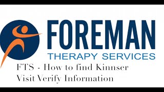 How to find the Kinnser Visit Verify Tutorials