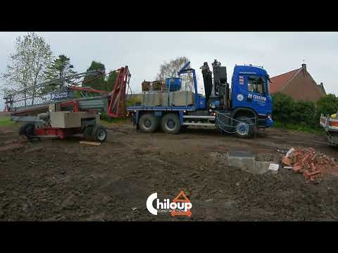 installation grue/chiloupconstruction/chantier anseroeul