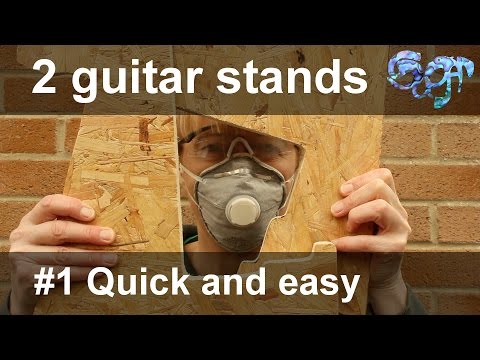 2 Guitar Stands - #1 The Quick and Easy version
