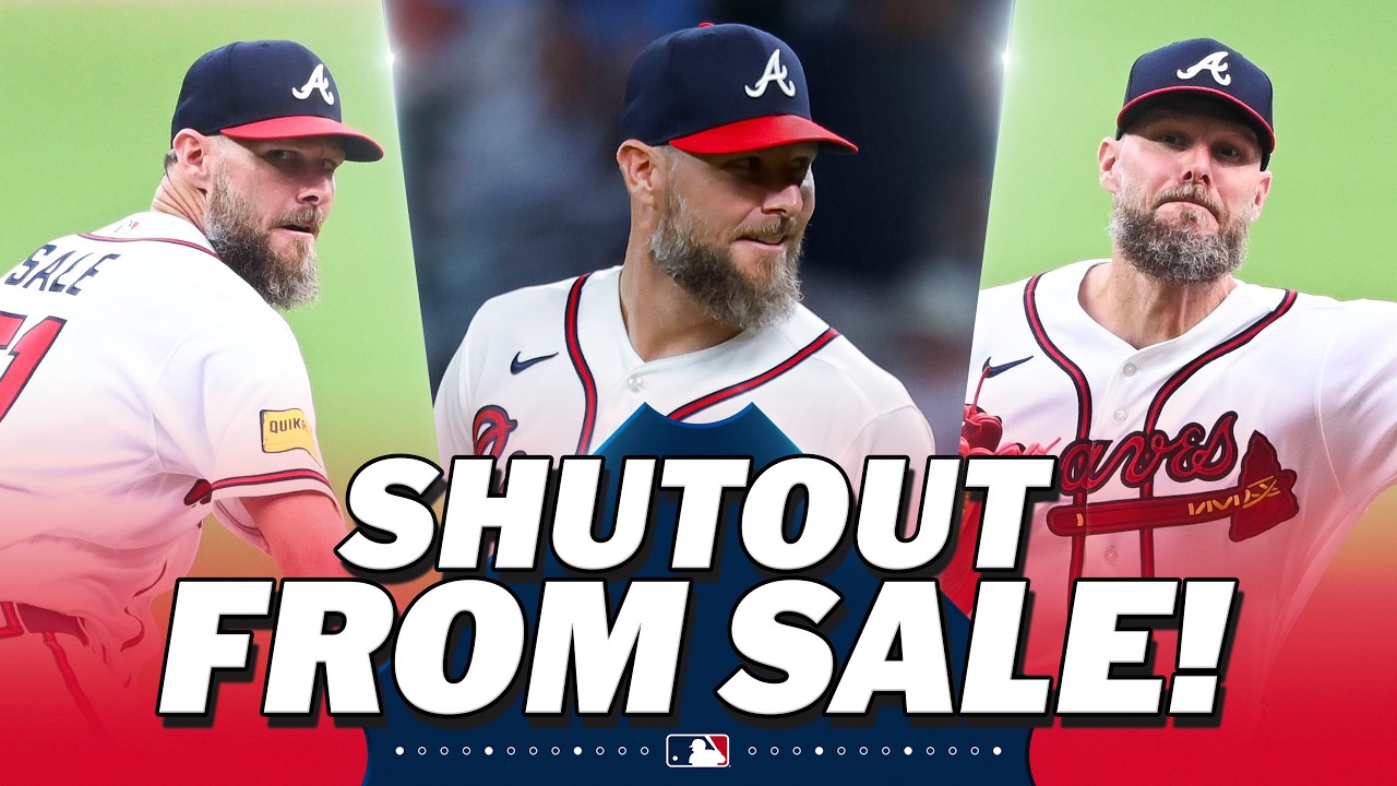 Chris Sale DOMINATES the Dodgers with a rare SHUTOUT! NL Cy Young fav?? 🔥(2.06 ERA)