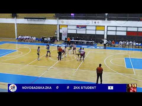 1ZLS 14. kolo / Novosadska ŽKA - UŽKK Student