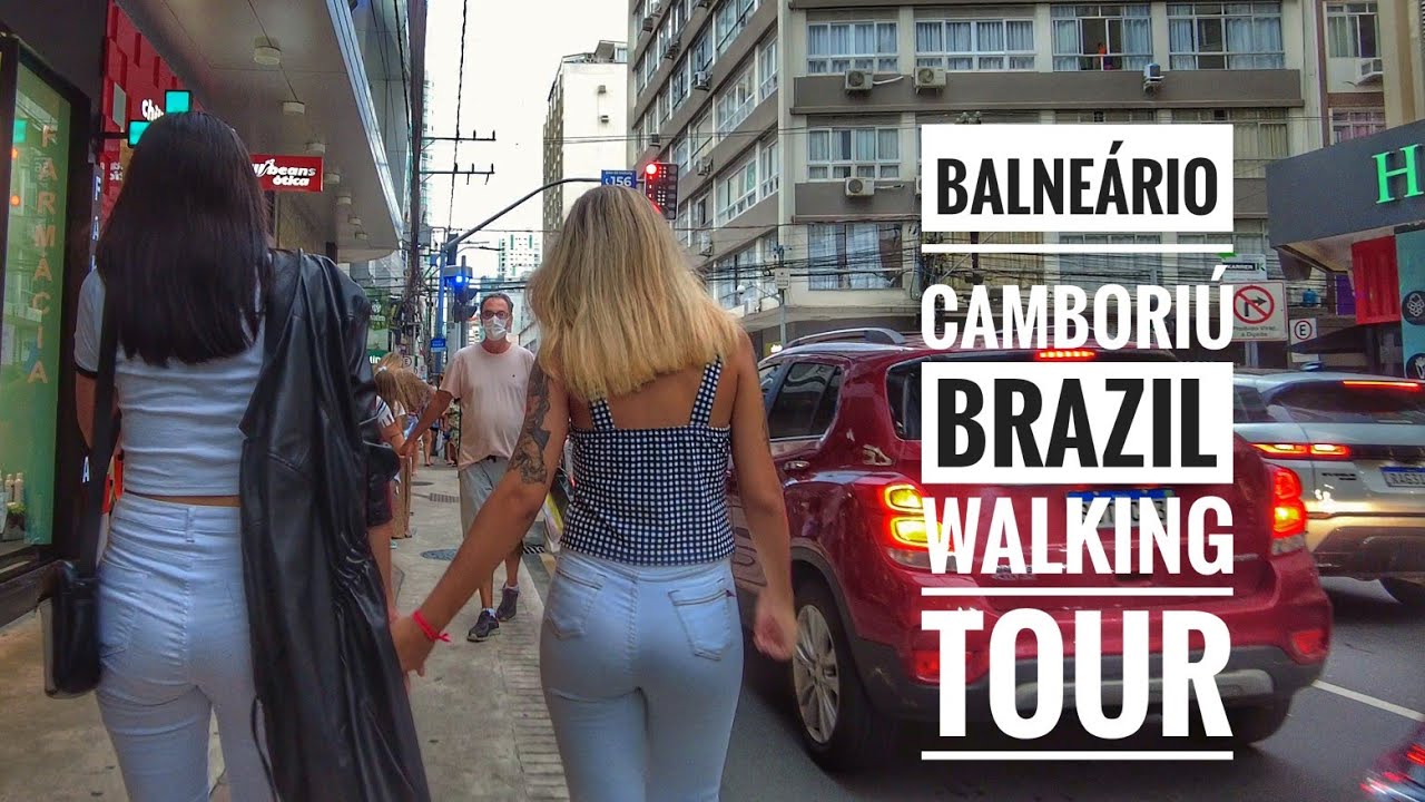 Av Brasil Balneário Camboriú Santa Catarina Walking Tour | 4K Walk