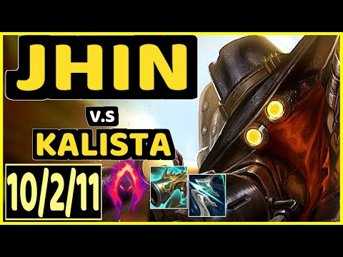 JHIN vs KALISTA - 10/2/11 KDA BOTTOM ADC GAMEPLAY - BR Ranked DIAMOND