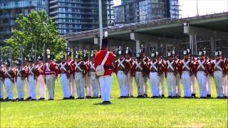 Manual of Arms and Musket Firing Fort York Simcoe Day 2015