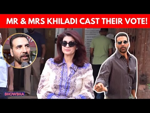 BMC Elections 2026: Akshay Kumar & Twinkle Khanna Arrive In Style To Cast Their Vote