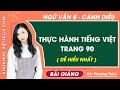 Thực hành tiếng Việt trang 90 Ngữ văn lớp 8 Cánh diều